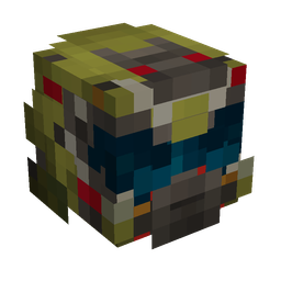 Black skin: head render