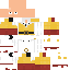 Classic skin: raw texture render