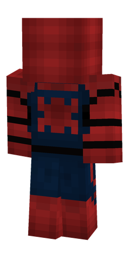 Blue skin: body, back render