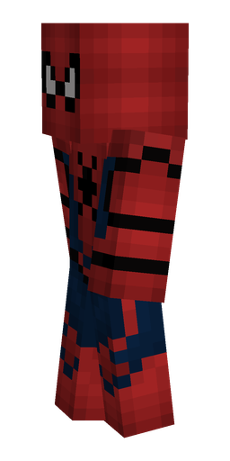 Blue skin: body, left side render