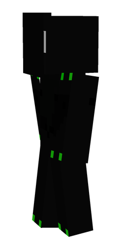 Black skin: body, left side render