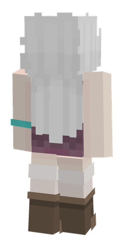 Orange skin: body, back render