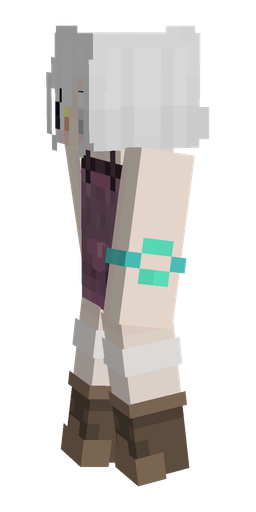 Orange skin: body, left side render