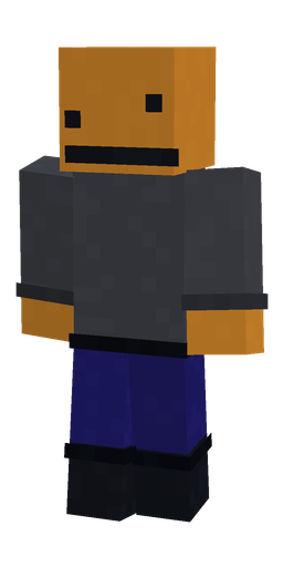Black skin: body, front render