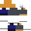 Black skin: raw texture render