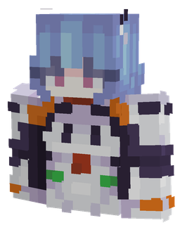 Blue skin: bust render