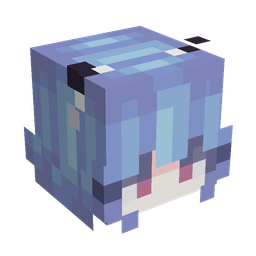 Blue skin: head render