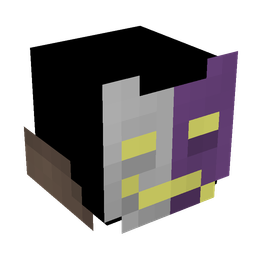 Black skin: head render
