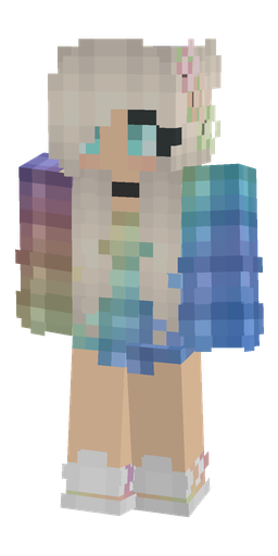 Blue skin: body, front render