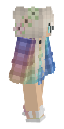 Blue skin: body, right side render