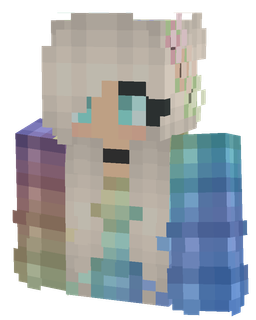 Blue skin: bust render