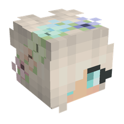 Blue skin: head render