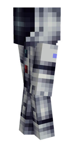 Black skin: body, left side render