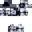 Black skin: raw texture render