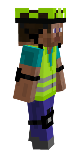 Black skin: body, right side render