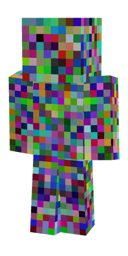 Blue skin: body, front render