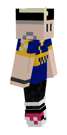 Black skin: body, right side render