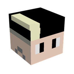 Black skin: head render