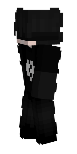 Black skin: body, left side render