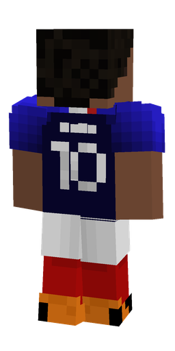 Black skin: body, back render
