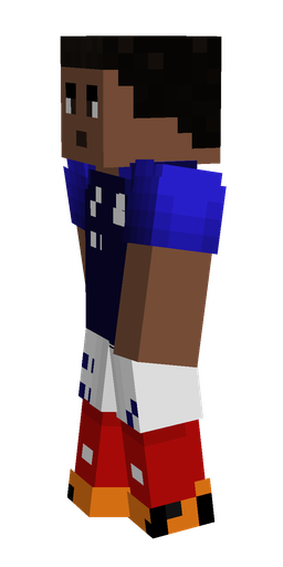 Black skin: body, left side render