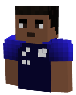 Black skin: bust render
