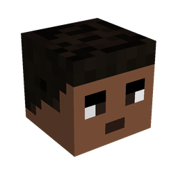 Black skin: head render