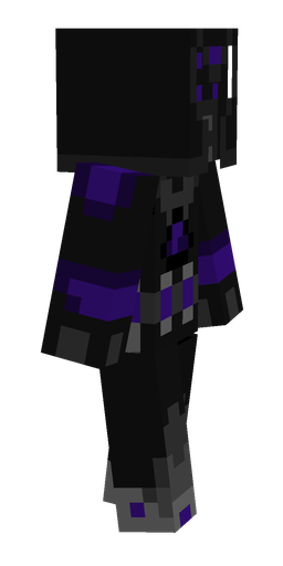 Black skin: body, right side render