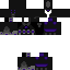 Black skin: raw texture render