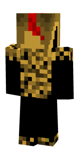 Black skin: body, back render