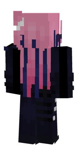 Black skin: body, back render
