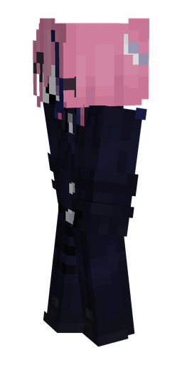 Black skin: body, left side render