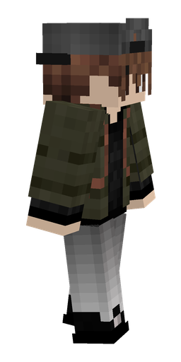 Black skin: body, right side render