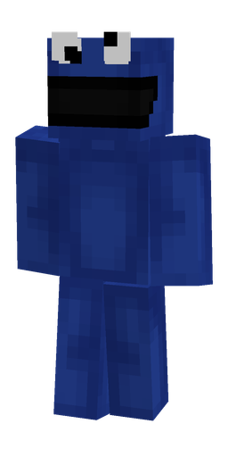 Blue skin: body, front render