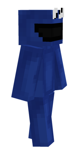 Blue skin: body, right side render