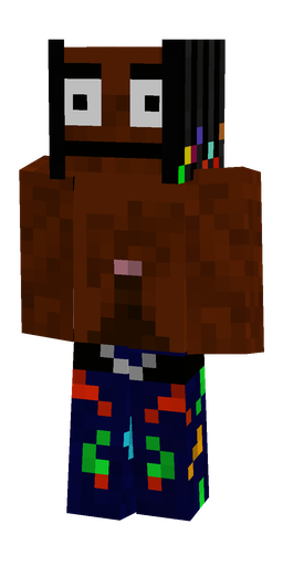 Black skin: body, front render