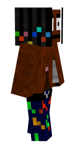 Black skin: body, right side render