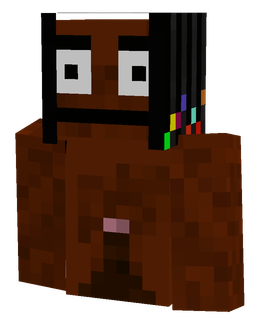 Black skin: bust render