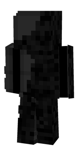 Black skin: body, back render