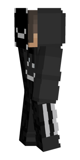Black skin: body, left side render