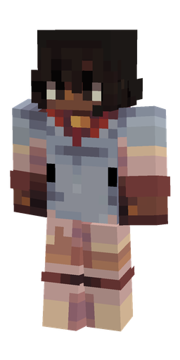 Black skin: body, front render