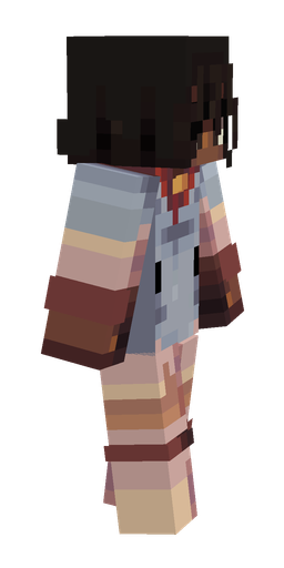 Black skin: body, right side render