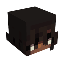 Black skin: head render