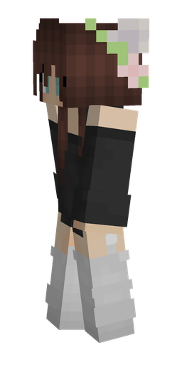 Black skin: body, left side render