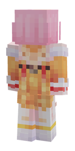 Orange skin: body, back render