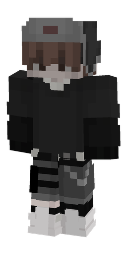 Black skin: body, front render