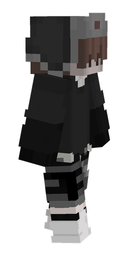 Black skin: body, right side render