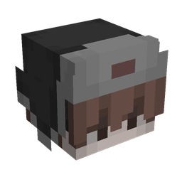Black skin: head render