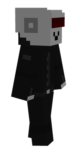 Black skin: body, right side render