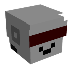 Black skin: head render